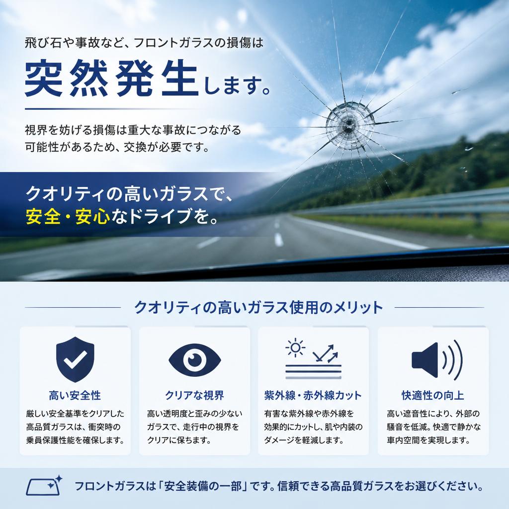 フロントガラス交換の必要性