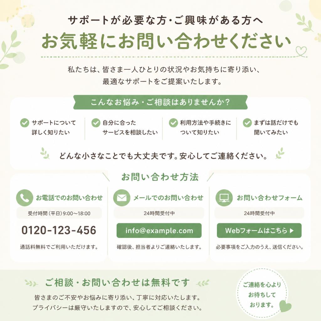 お問い合わせはこちらから
