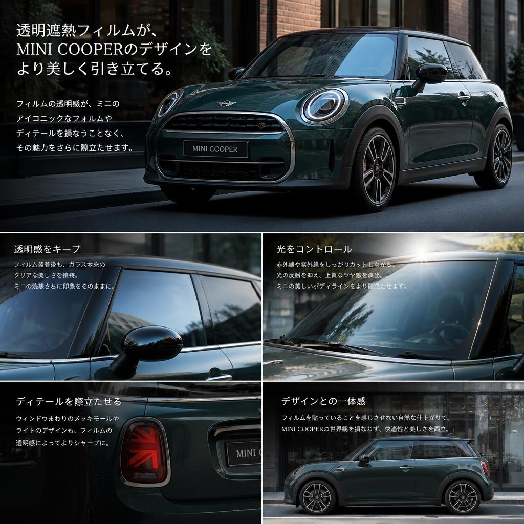 MINI COOPERとフィルムの相性