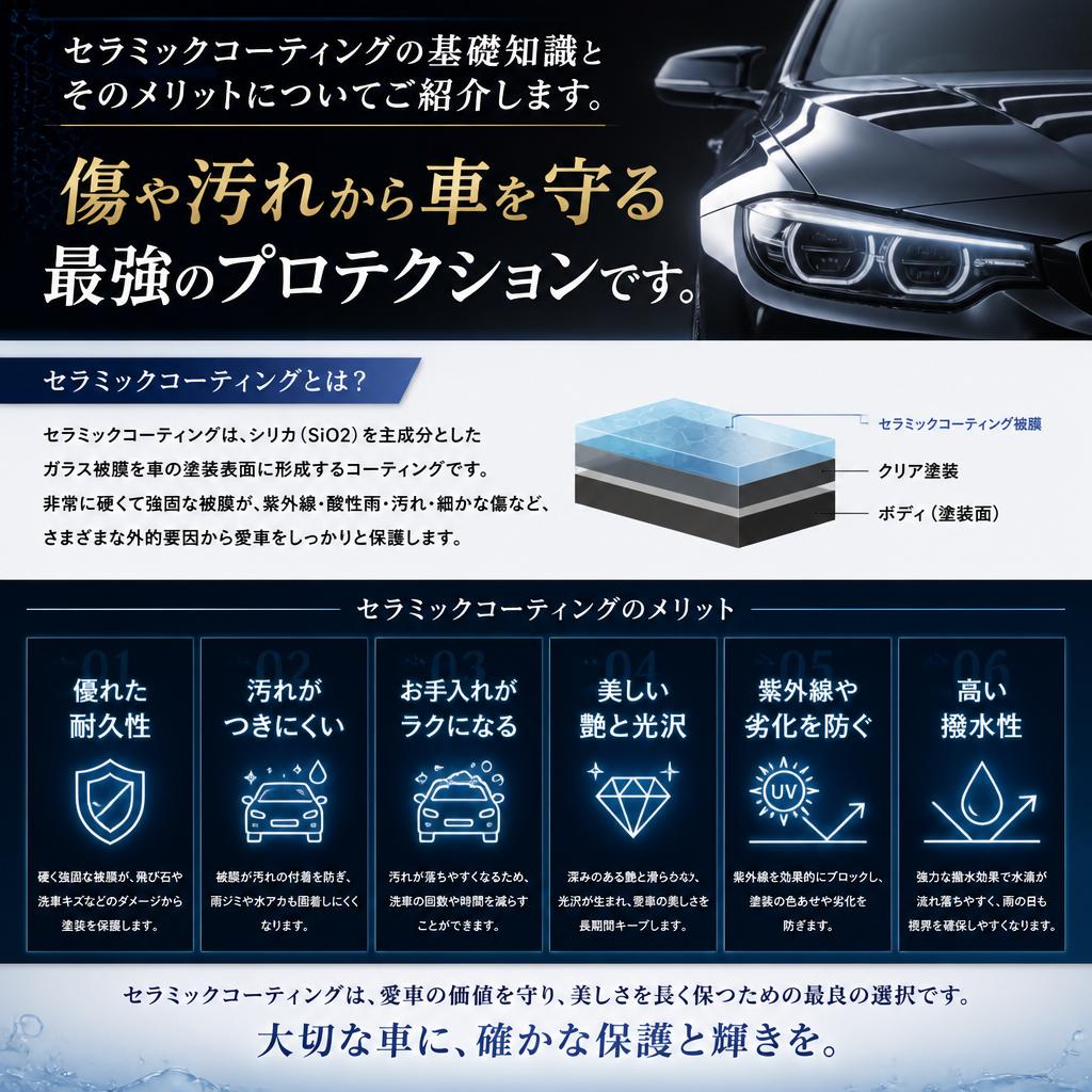 セラミックコーティングとは？